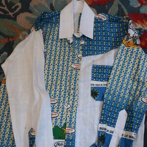 Men's Linen Guayabera Shirt